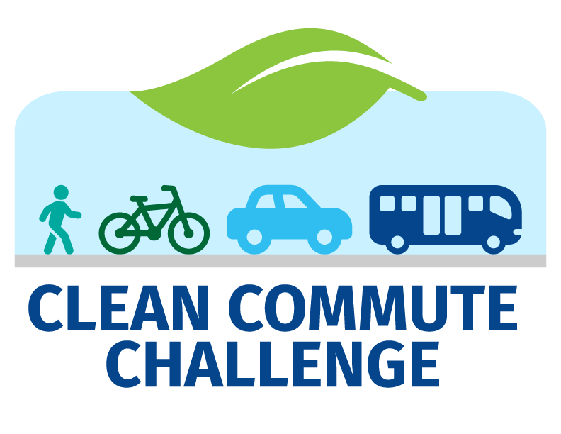 clean commuter challenge logo badge